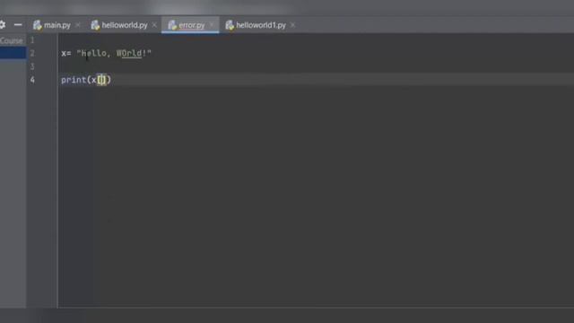 String Basics in python