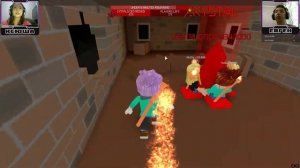 ROBLOX SURVIVE THE RED DRESS Девочка в Красном Платье - Спасайся!!!  Дом Игрушек