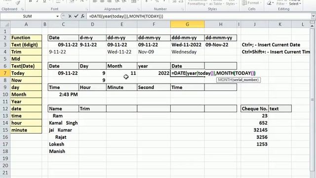 Advance Excel Training Day 21 | Advance Level Text Function | Date & Time Function | Text Function