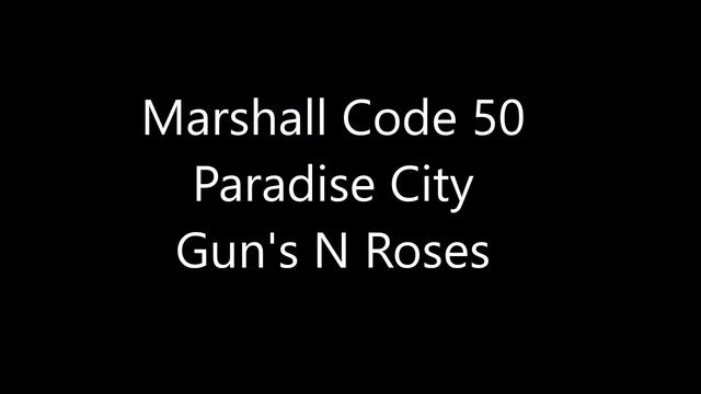Marshall Code 50 combo.Paradise City Gun's N Roses Cover смотреть онлайн