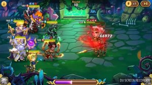 Idle Heroes doing over 20 million damage marauder boss fight malassa