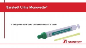 Urine collection: Instruction for hygenic urine collection with the Urine Monovette®