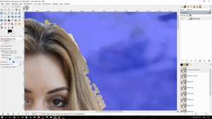 Выделение переднего плана в Gimp