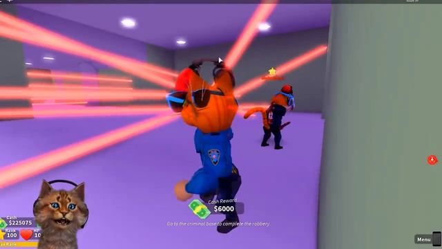 МОЯ СЕКРЕТНАЯ БАНДА КОТОВ в Roblox Mad City / Безумный Город Котик Игроман смотреть онлайн