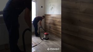 Монтаж ламината на стену