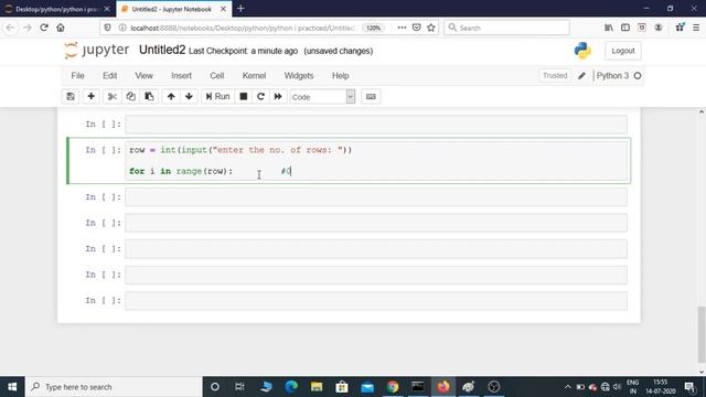 Python pattern programs - how to print stars "*" in right angled triangle shape | star pattern