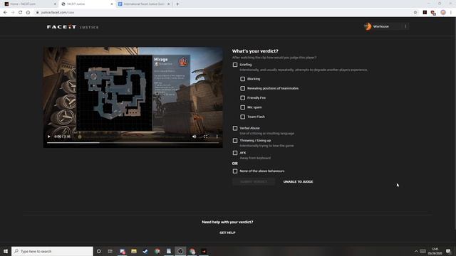 Introduction to Faceit Justice Tutorial Video