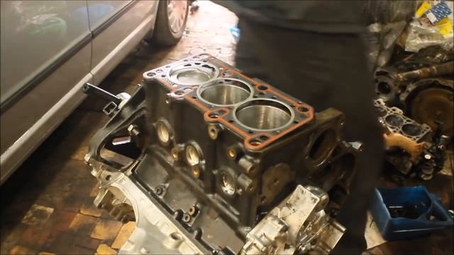 AUDI 100 Ремонт ДВС( ABC 2.6( 2.8)) Часть 2 смотреть онлайн