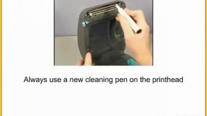 Чистка печатающей головки Zebra GK 420d