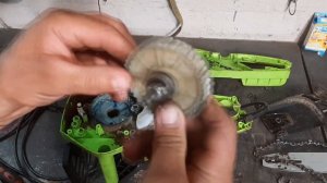 Китайская электропила Копеечный ремонт