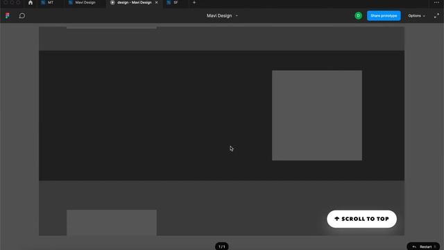 How To Create a Functional "BACK TO TOP" Button in Figma