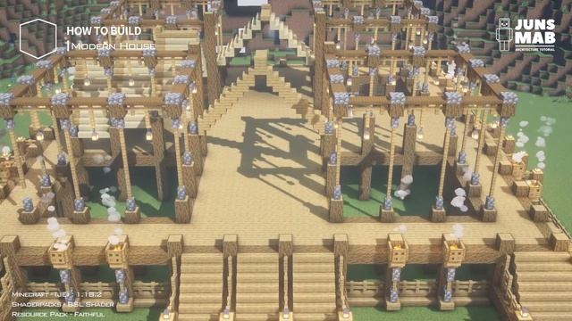 Minecraft : Large oak Survival Base Tutorial ｜How to Build a Survival House in Minecraft #222⛏️ смотреть онлайн