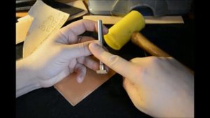 Тиснение по коже. Открытый урок. Штамп VOKASI А16