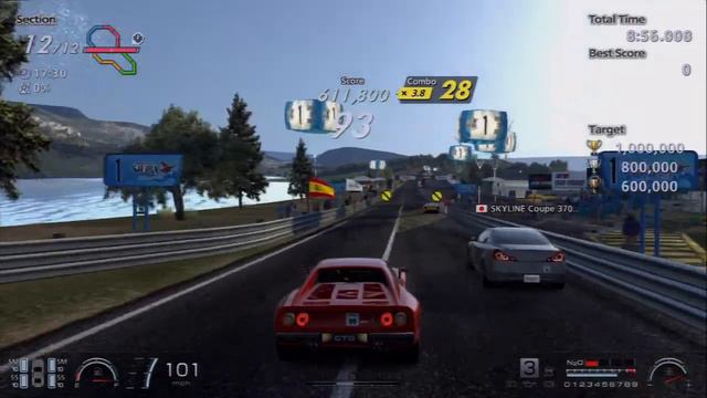 Gran Turismo 6 - Sierra Time Rally Challenge 3 and Ferrari GTO 288 '84 смотреть онлайн
