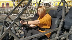 Первая тестирующая автоледи!
