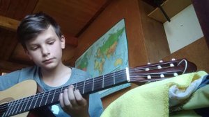 Гравити Фолз на гитаре