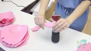 Огромный пион из фоамирана