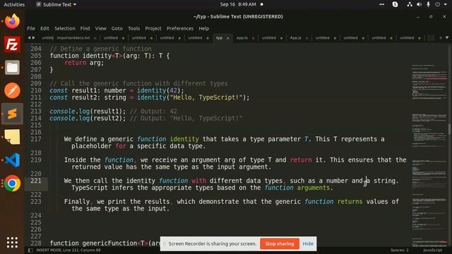 Typescript Tutorial #62 Creating a Generic Function typescript