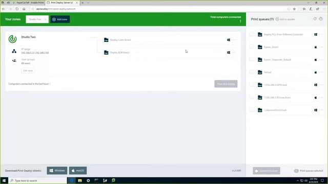 PaperCut MF 19.1 Print Deploy | Printer Queue Walkthrough смотреть онлайн