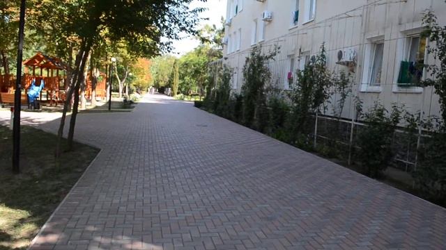 Евпатория. Обзор территории и пляжа санатория «Золотой берег».