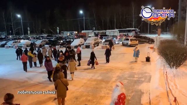 Дед Мороз на вокзале