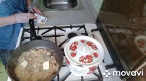 Приготовила ВЕРМИШЕЛЬ с тушёнкой  из Свинины//Нежная такая Вкусная получилась??