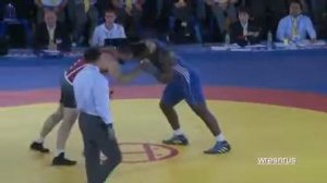 ЧМ 2014. 130 кг. Билял Махов Михан Лопез (Куба). 1/2 финала