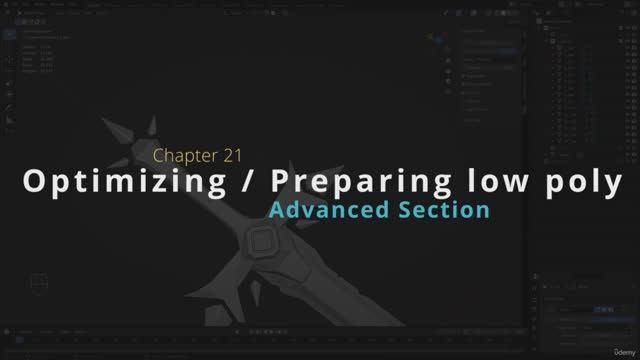021 Optimizing and Preparing Low poly
