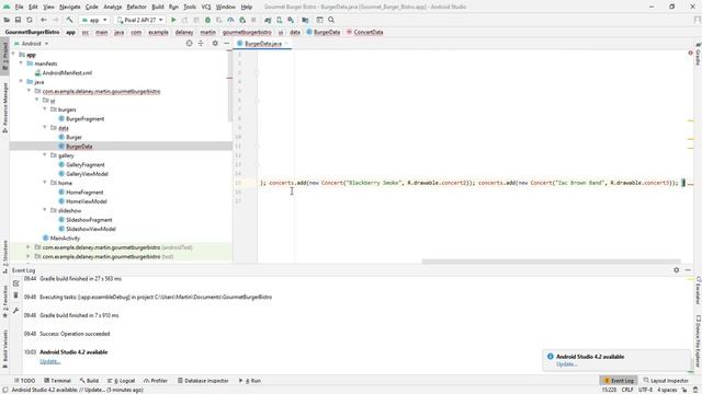 Part 8 Create the Java Class for the Data смотреть онлайн