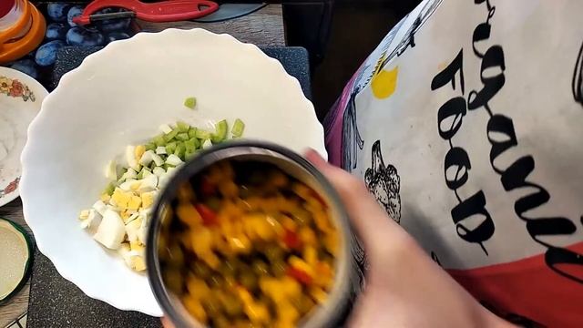 САЛАТ "ПОСЕЙДОН" // ВКУСНЯТИНА // С РЫБКОЙ