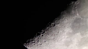 Moon and Lunar X through a Tal 4" telescope