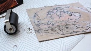 Техника высокой печати | Линогравюра