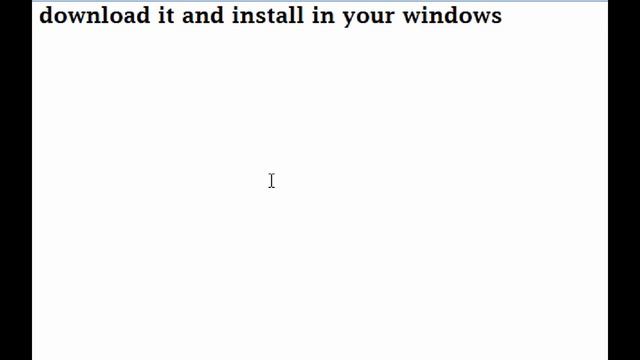 How to downlaod and run c code in windows 7 64 bit