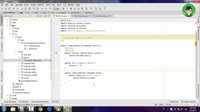 #8.2 Local Service (bound) | Lập trình Android cơ bản và nâng cao | Hùng Coder смотреть онлайн