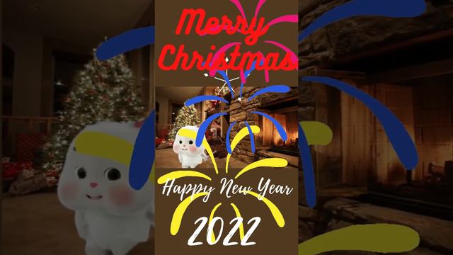 green rabbit tiktok Merry Christmas new year short#