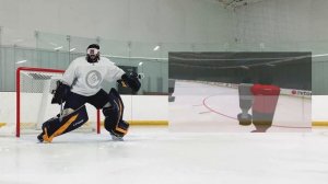 On Ice with Sense Arena VR Goalie Training