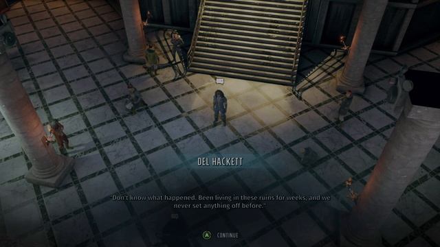 Wasteland 3 - Ranger HQ: Speak to Del Hackett "You Can Stay" Dialogue Choices Gameplay XBOX (2020)
