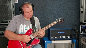 Harley Benton HB 35 Plus in different styles, less than 2 min and bossa, blues and rock