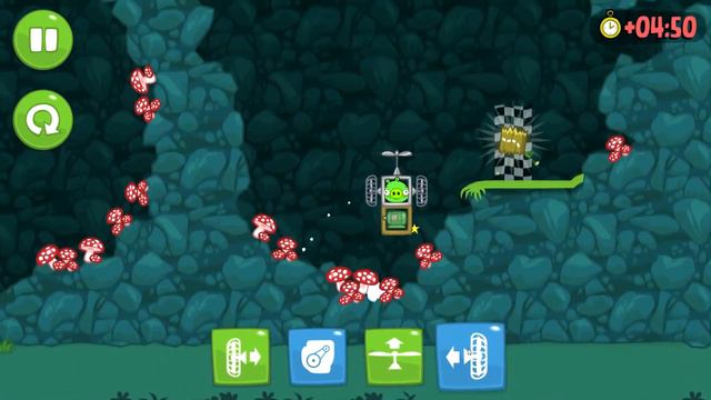 Bad Piggies When Pigs Fly 3 star Walkthrough 2-27 level смотреть онлайн