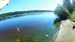 ЛОВЛЯ ЛЕЩА НА ПЕНОПЛАСТ.РЫБАЛКА НА ДОНКИ. ВОЛГА.