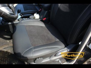 Чехлы на Mitsubishi Pajero Sport 2 - алькантара