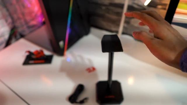 Best gaming headphone stand | Redragon Scepter PRO HA300 RGB headphone stand with usb hub смотреть онлайн