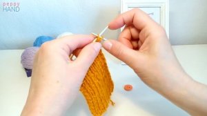 Как связать ВЕРТИКАЛЬНЫЕ ПЕТЛИ для пуговиц на резинке