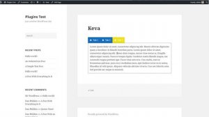 Keva Tabs | WordPress Plugin