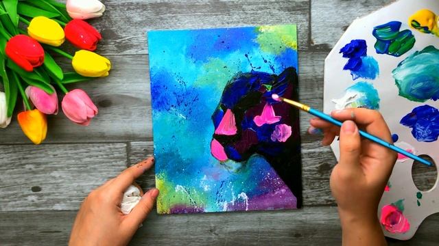 ПАНТЕРА • Картина в стиле ПОП АРТ своими руками смотреть онлайн