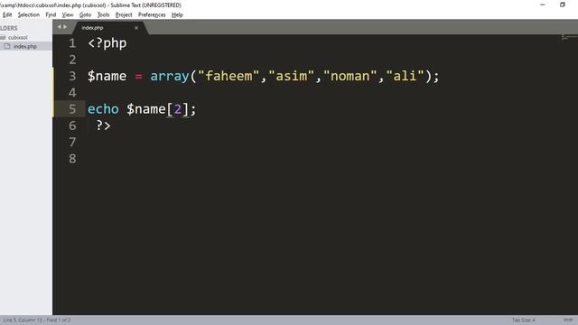 ( Part 13 ) Arrays in PHP. PHP MYSQL tutorial for beginners' full course.