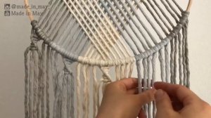 DIY Macrame Dreamcatcher #2 / 마크라메 드림캐쳐 #2