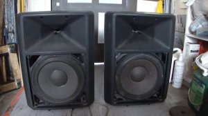 How working Electro Voice PA Monitor studio  speakers Sx100 Great sound