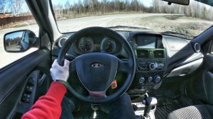 2014 LADA Kalina 1.6 AT - POV TEST DRIVE