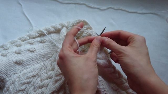 Горловина Вязания спицами смотреть онлайн